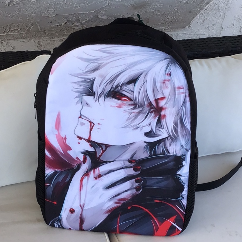Roomy Lightweight Graphic Backpack NWOT